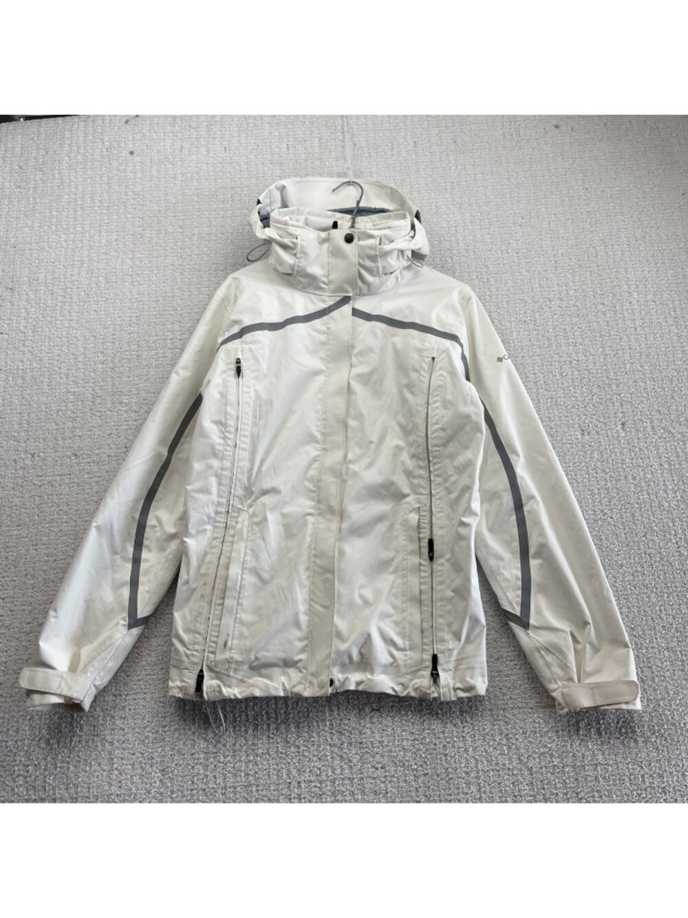 Columbia x Titanium x Bugaboo Interchange Jacket White Wom Sz M Read Outdoor
